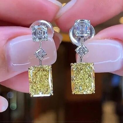 Artania Golden Glow Diamond Earrings