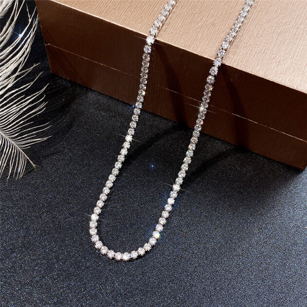 Artania Classic Tennis Crystal Necklace