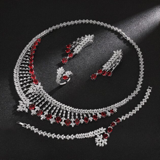 Artania Ruby Radiance Necklace - Image 6